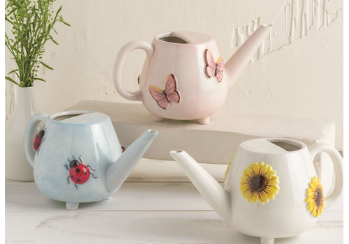  Mud Pie Ceramic Watering Can 