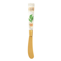 Spreader with Pressed Flower Handle