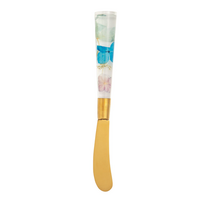 Spreader with Pressed Flower Handle