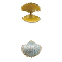 Shell Shaped Trinket Box with Jewels