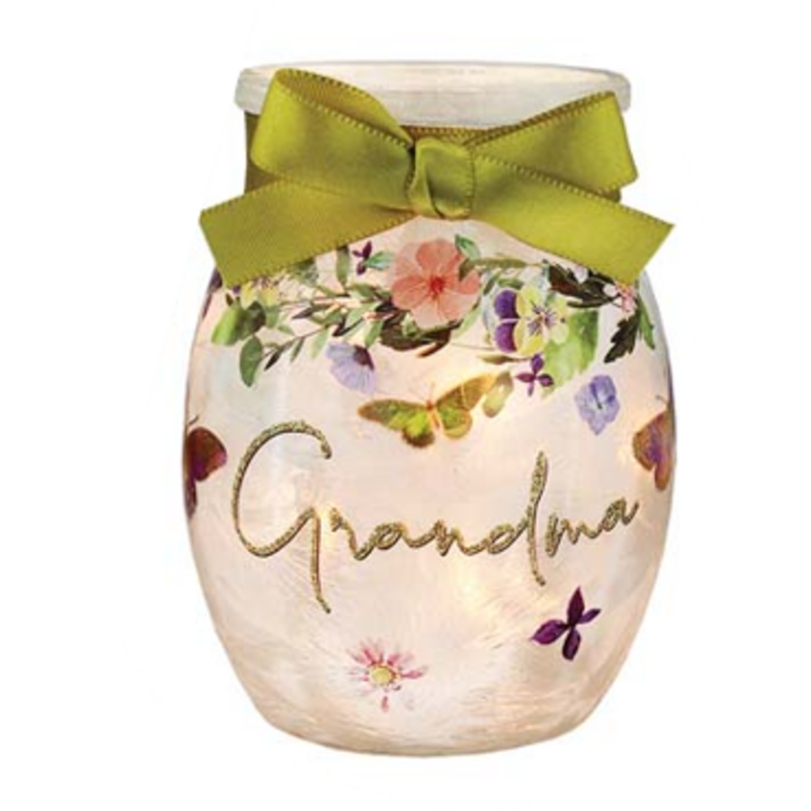 Generation Love Pre-Lit Small Jar with Ribbon