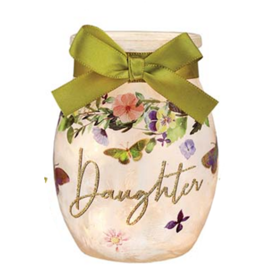 Generation Love Pre-Lit Small Jar with Ribbon