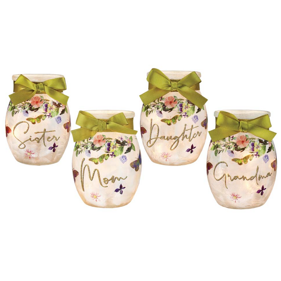 Generation Love Pre-Lit Small Jar with Ribbon