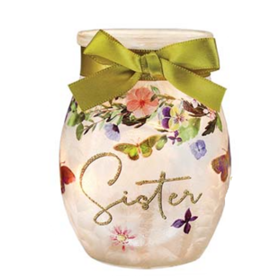 Generation Love Pre-Lit Small Jar with Ribbon