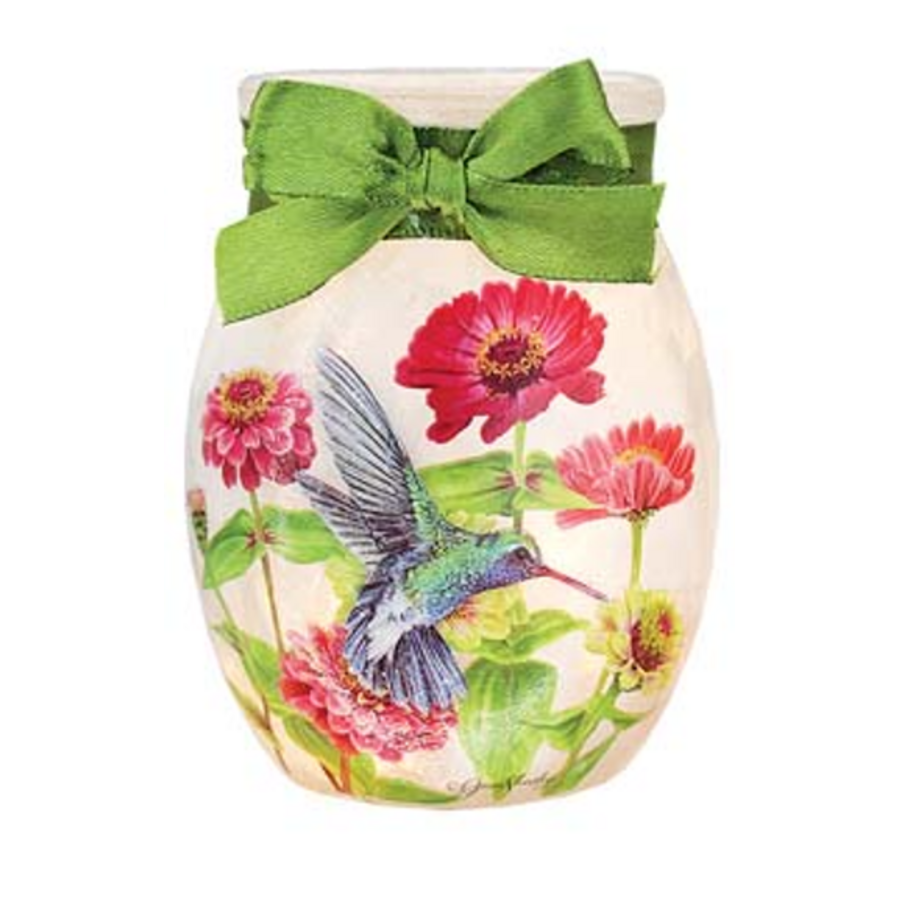 Hummingbirds Pre-Lit Small Jar