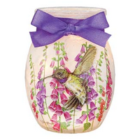 Hummingbirds Pre-Lit Small Jar