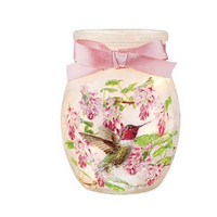 Hummingbirds Pre-Lit Small Jar