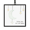 Demdaco Love You to the Moon Suncatcher