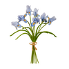14" Real Touch Blue Iris Bundle