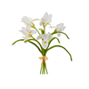 15" Real Touch White Iris Bundle