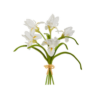 15" Real Touch White Iris Bundle