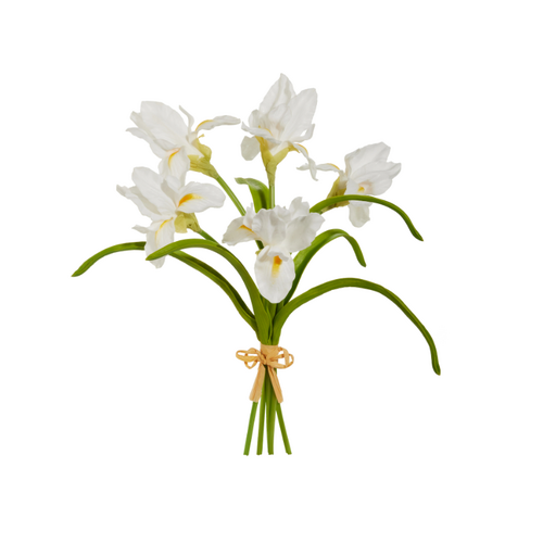  15" Real Touch White Iris Bundle 