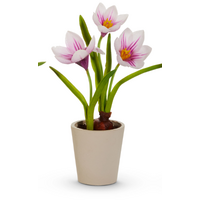 9.5" Real Touch Potted Crocus Bulb