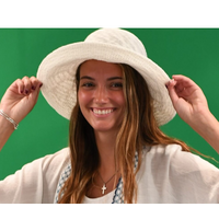 Large Brim Floppy Hat Natural