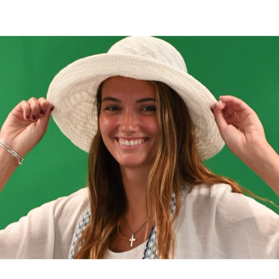Large Brim Floppy Hat Natural