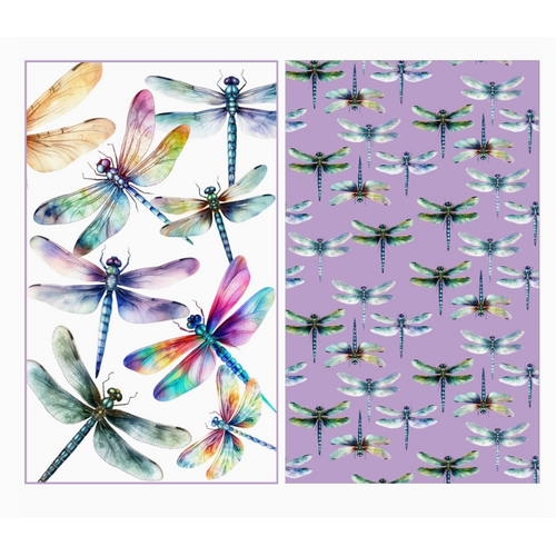  Buzzee Dragonfly Double Sided Waffle Weave Towel 