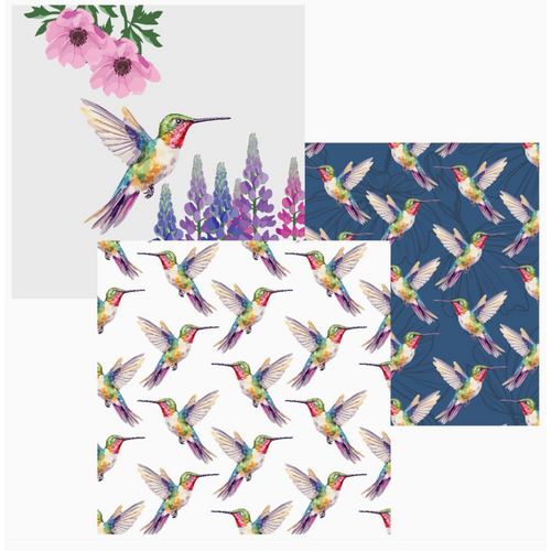  Buzzee Hummingbird Dual Sided Cloths Set of 3 