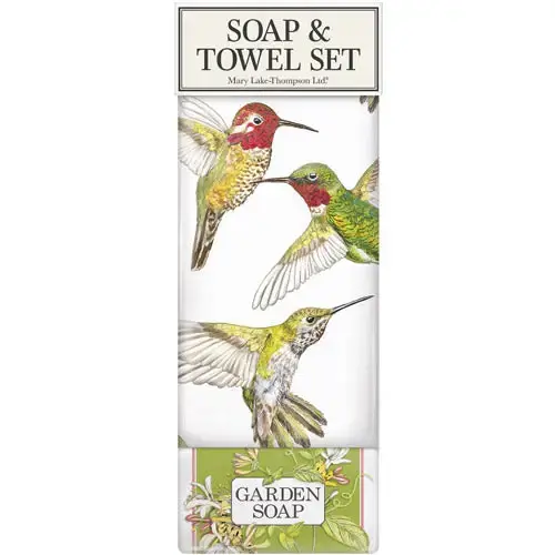  Mary Lake-Thompson Hummingbird Soap & Towel Set 