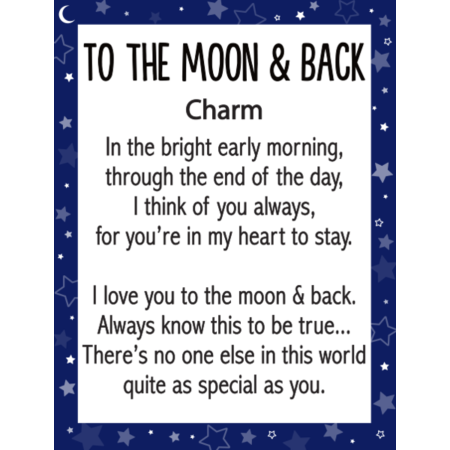 To the Moon and Back Charm