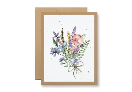  Seedy Cards Plantable Seed Card Wildflower Bouquet 