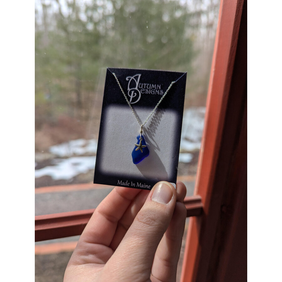 Seaglass Necklace Starfish