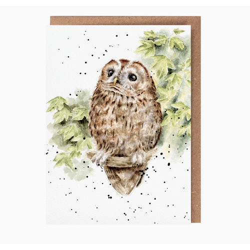  Wrendale Designs Treetops with Owl Card 