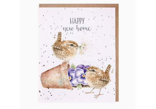  Wrendale Designs Happy New Home Wren Card 