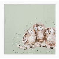 Cocktail Napkin Owl -Owl Together