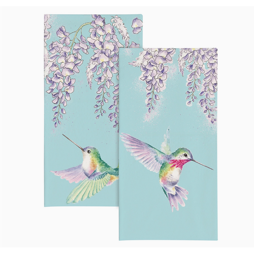  Wrendale Designs Hummingbird Pocket Tissues Wisteria Wishes 