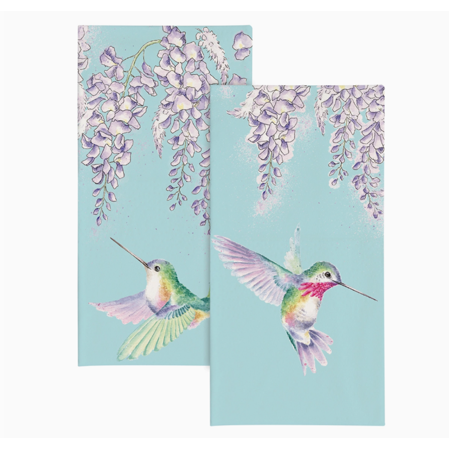 Hummingbird Pocket Tissues Wisteria Wishes