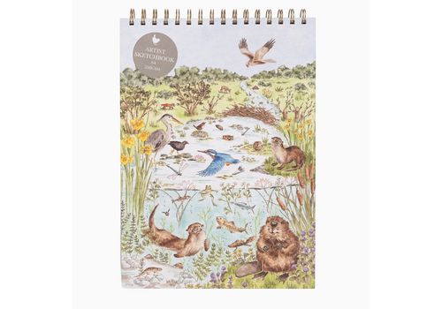  Wrendale Designs Nature Sketchbook Riverbank 