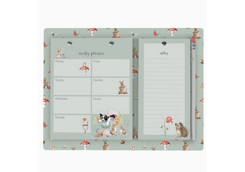  Wrendale Designs Garden Friends Weekly & Shopping Planner 