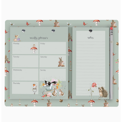  Wrendale Designs Garden Friends Weekly & Shopping Planner 
