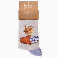 Wren Sock Pottering About