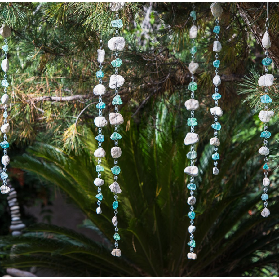 Rocky Stone & Glass Garland