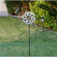Glass Swirl Garden Stake 4 ft