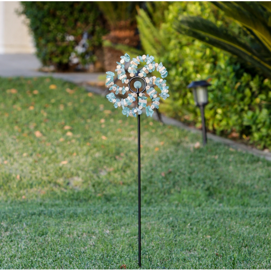 Glass Swirl Garden Stake 4 ft