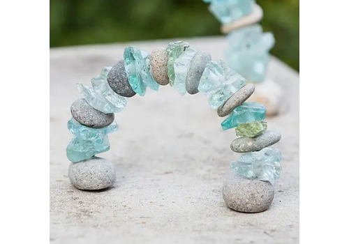  Garden Age Mini Stone & Glass Arch 