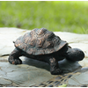 Curious Young Turtle Garden Sculpture