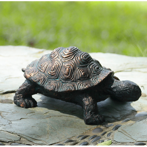  Curious Young Turtle Garden Sculpture 