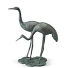 Coastside Crane Pair Garden Sculpture
