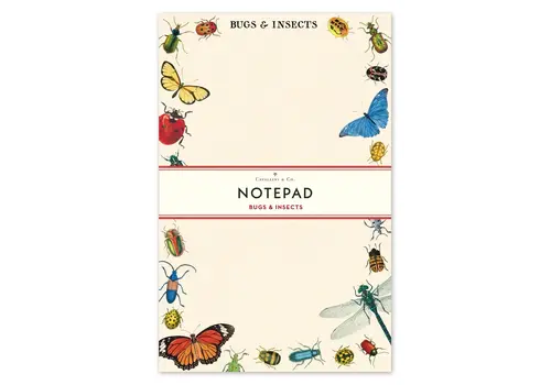  Cavallini Papers & Co Bugs & Insects Notepads 