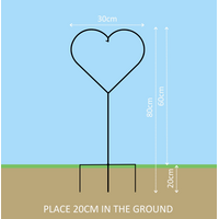 Heart Shaped Garden Display Stand