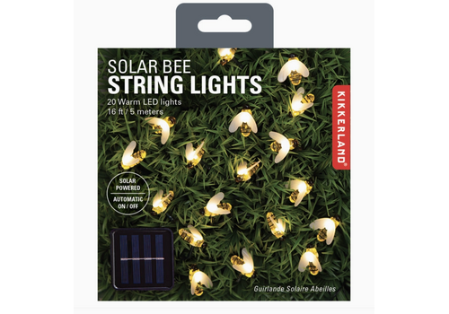  Kikkerland Bee Solar String Lights 