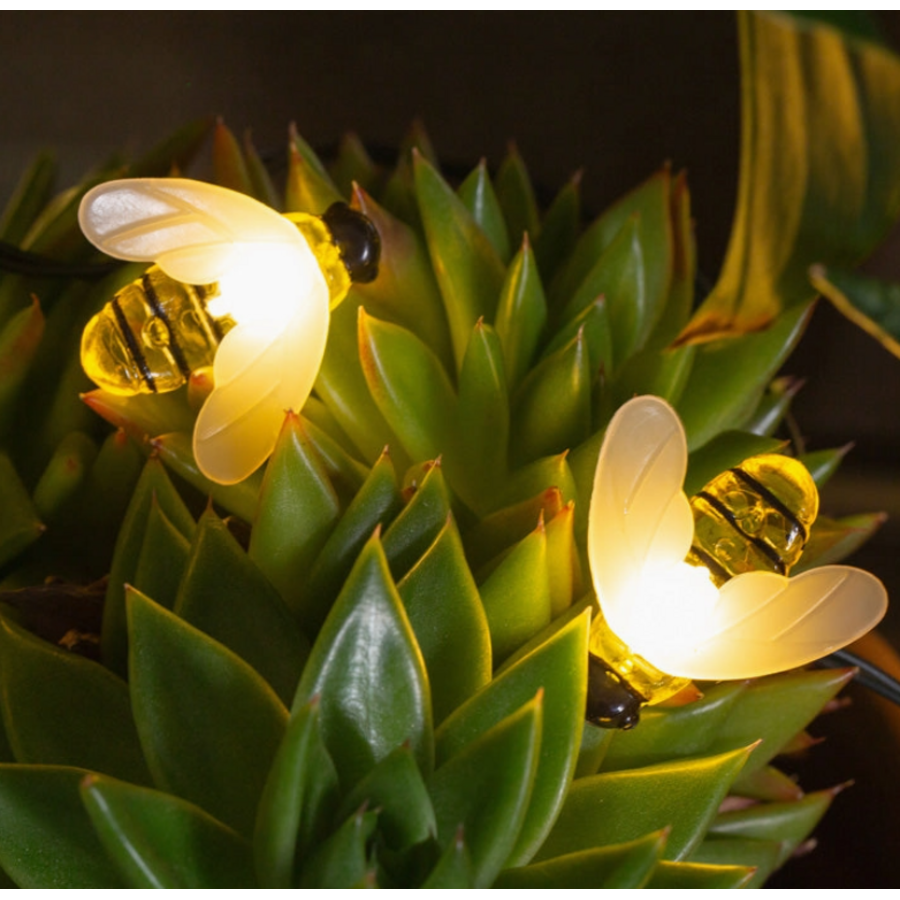 Bee Solar String Lights