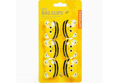  Kikkerland Bee Bag Clips 