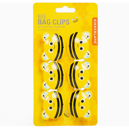  Kikkerland Bee Bag Clips 
