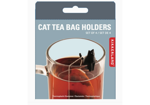  Kikkerland Cat Tea Bag Holders (set of 4) 