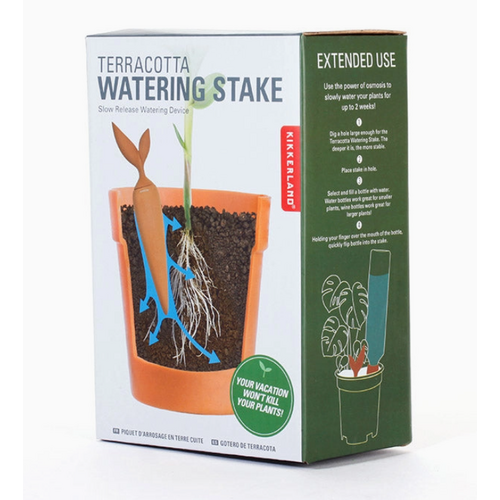  Kikkerland Terracotta Watering Stake 