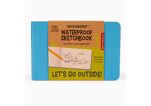  Kikkerland Huckleberry Waterproof Sketchbook 